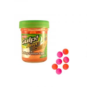Gulp Alive Salmon Eggs - Sherbert Blast