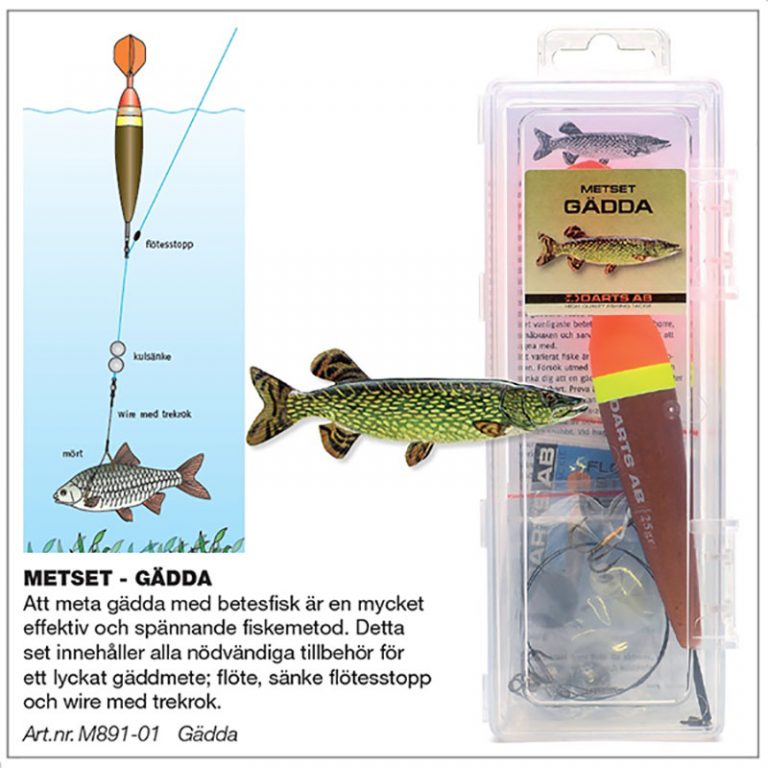 Metset Gädda - Komplett set för gäddmete » Fiska.nu - Fiskebutik