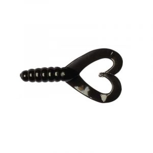 Twin Tail jigg 5cm 5-pack - Svart