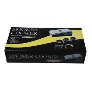 Rostfri rök med tre brännare fiskrök