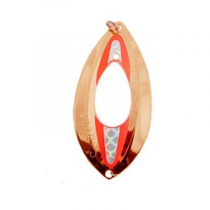 Spätta blinken 68mm 12g Rödingblänke koppar röd