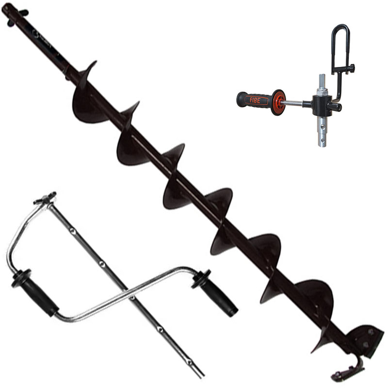 Isborr Vista 130mm med adapter - Kullagrad