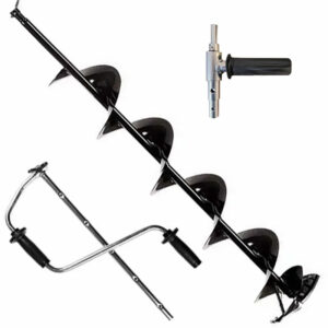 Isborr Vista 200mm med adapter - Handtag