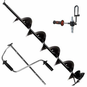 Isborr Vista 200mm med adapter - Kullagrad