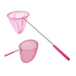 Barnhåv Mini teleskopisk rosa