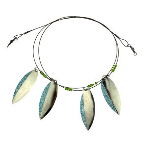 Rödinglänga 4 skedar 65-75mm- Längd 115cm Silver