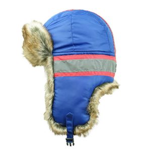 Pälsmössa Flaps Reflex Barn/Junior Blå
