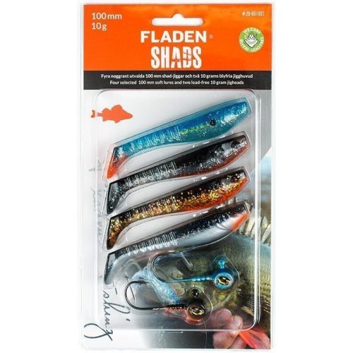 Fladen Jiggsortering Shad 8cm Mix 2