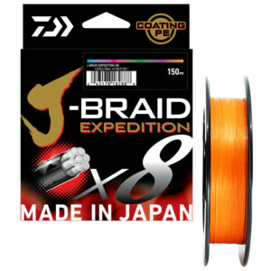 Daiwa J-Braid Expedition x8E 150m Smash Orange