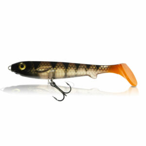 Flatnose Shad Jr 15cm med rigg (2-pack) - Transparent Perch