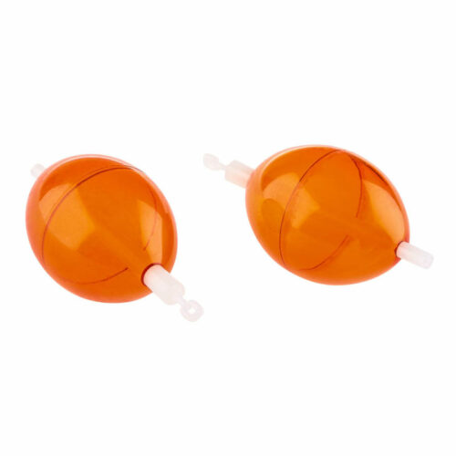 IFISH Plastkula oval glidande röd 2-pack