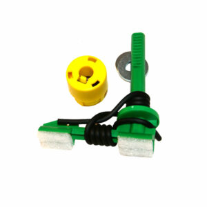 Spolhållare för linpåspolning