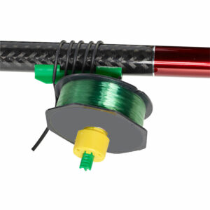 Spolhållare för linpåspolning