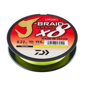 Daiwa J-braid Grand X8 Yellow 135m