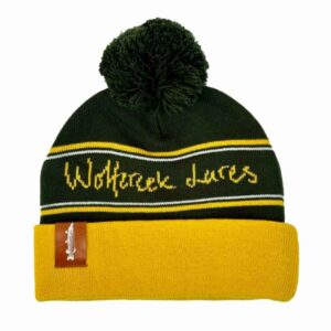 Wolfcreek Pom Pom Mössa - Mustard/Grön