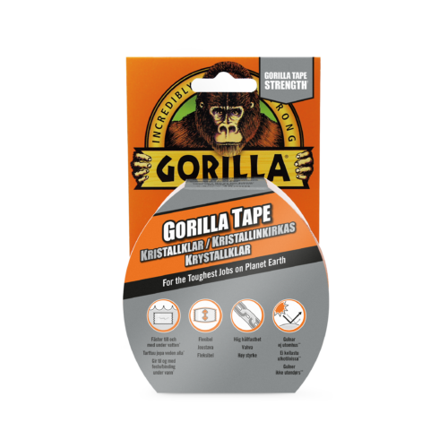 Gorilla Genomskinlig Lagningstejp 8,2m x 48mm