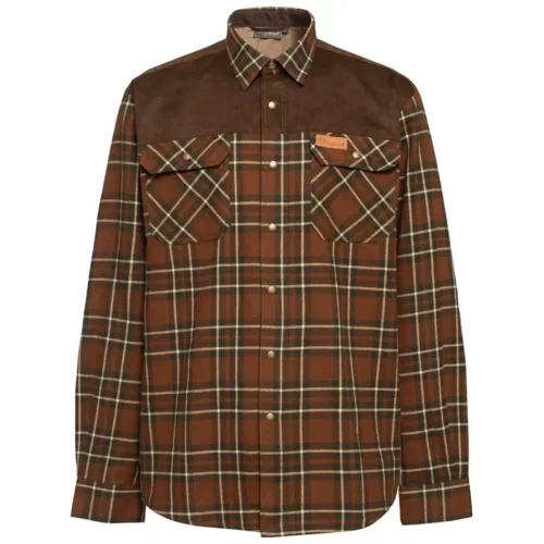 Pinewood Douglas Skjorta Nougat/Beige Herr