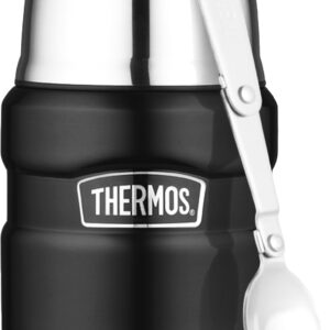 THERMOS Stålmattermos King 0,5 l, Matt svart