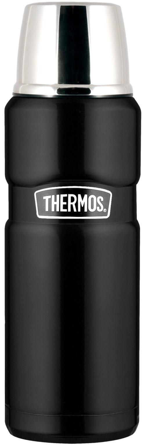 THERMOS Ståltermos King 1,2 l Matt svart