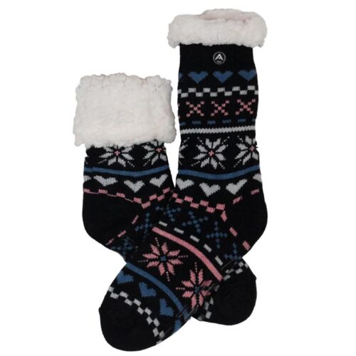 Avignon Heat Max - Hjärta svart anti-slip | 36-41
