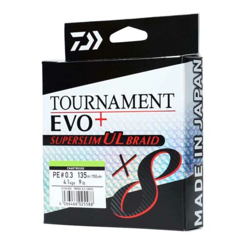 Daiwa Tournament X8 Braid Evo+ Super Slim 135m