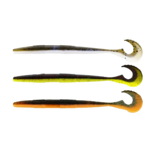 Westin Swimming Worm 13cm (5-pack) - Dark Water Mix 7