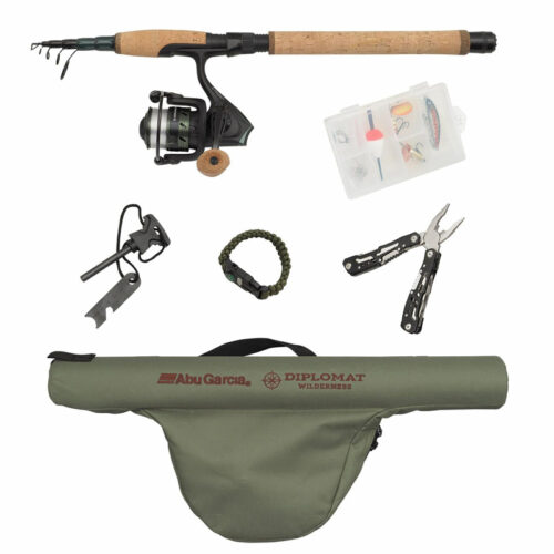 ABU Garcia Diplomat Wilderness Te70L Survival Combo Tele