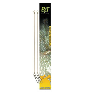 BFT Stiff Jerkbait Leader - Stainless 12' - 2pcs