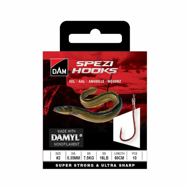 DAM Spezi Metetafs Ål #6 0,30mm, 60cm, 10-pack