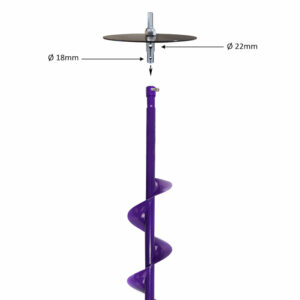 FIBE Adapter skruvdragare - Skiva 210mm 18-22mm
