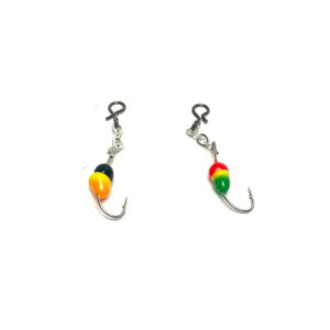 Lyskrok Enkelkrok med kedja 25mm 2-pack #10