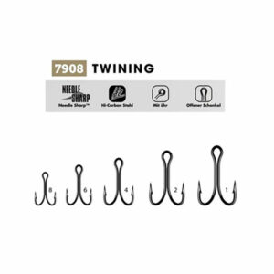 VMC Twining 7908BN Tvåkrok 5-pack