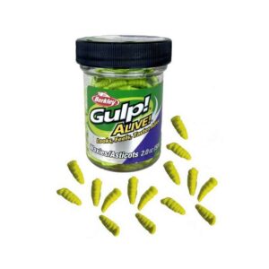 Gulp Alive! Maggots Chartreuse