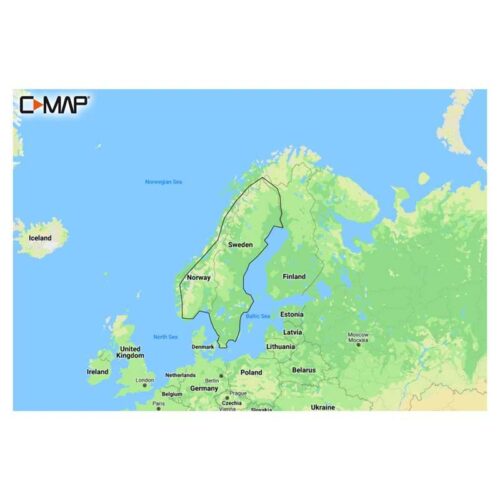 C-MAP Discover Sjökort - Insjöar Skandinavien
