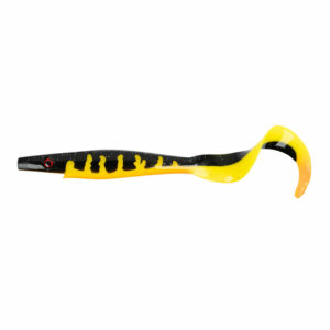 Pig Tail Jr 23cm Gäddfemman 2025 - Black Pike UV
