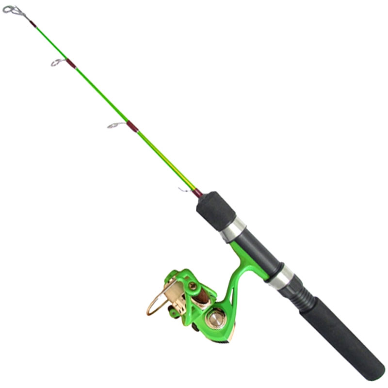 Fibe Isfiskecombo Haspel Medium - Grön