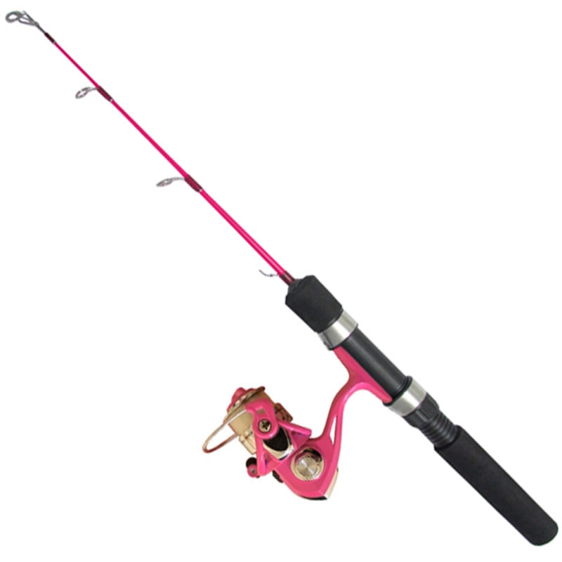 Fibe Isfiskecombo Haspel Medium - Rosa