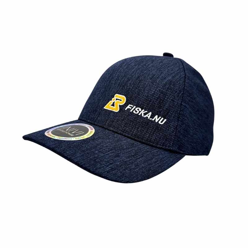 Fiska.nu Logo Snapback Keps - Denim Blue