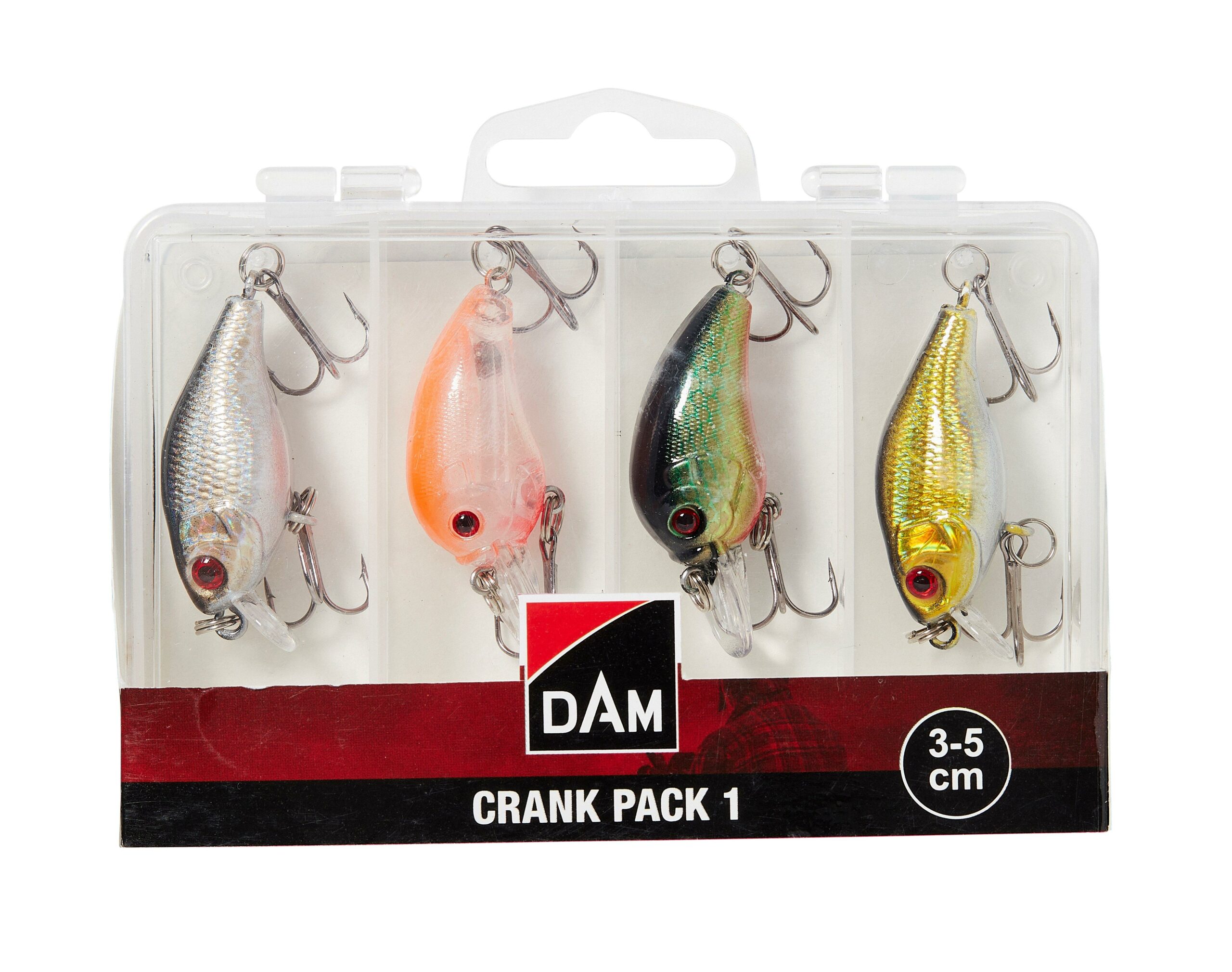 DAM Crank Pack - 4 wobblers 3-5cm i ask