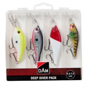 DAM Deep Diver Pack - 4 wobblers 6,5-7,5cm i ask