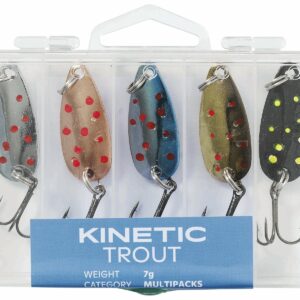 Kinetic Trout 5g Skeddrag i ask (5-pack)