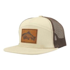 Hurricane Leather Patch Trout 7-panel Truckerkeps