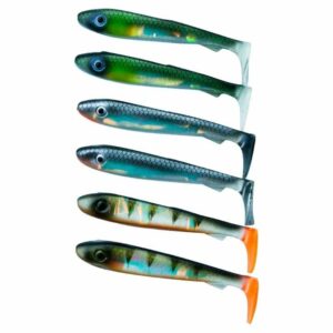 Svartzonker McRubber Shad 9cm (Mix 6-pack)