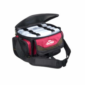 Berkley Fiskeväska inkl 4 boxar - Röd/svart