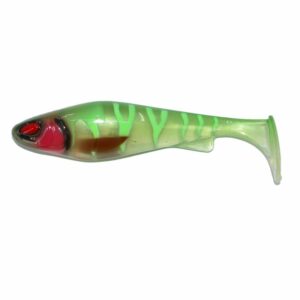 Daiwa PX Lazy Shad 9cm Abborrefemman 2026 (4-pack) - Gizmo Uv Monstret