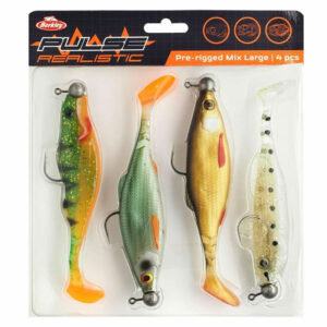 Berkley Pulse Realistic Prerigged Mix - Large (4-pack)