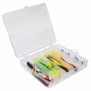Berkley Pulse Shad Box 8cm inkl jiggskallar (20 delar)