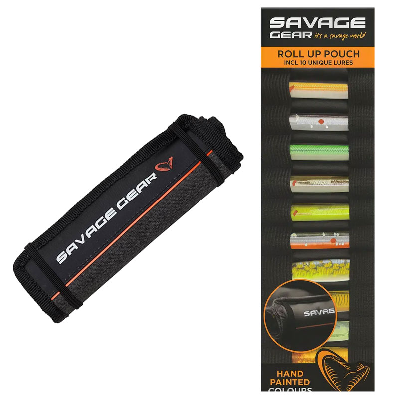 Savage Gear LT Sandeel And Seeker Pouch - inkl. 10st beten